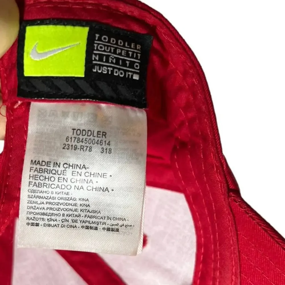 NIKE Toddler Red Logo Hat
